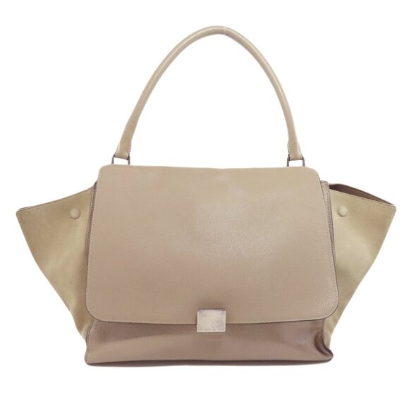 CELINE Trapeze Tote Bag in Calf Leather - Picture 1 of 11